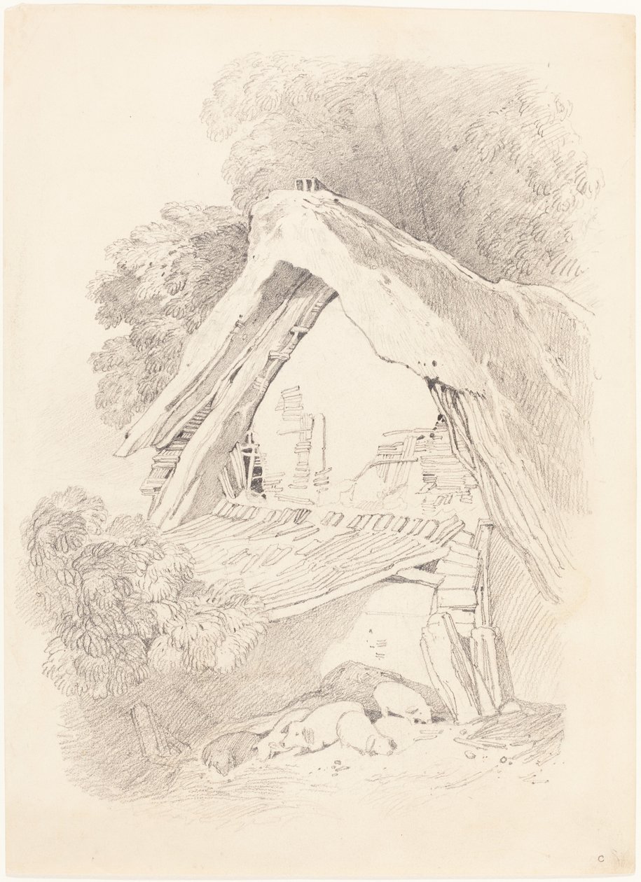 Cottage a Diss da after John Sell Cotman British 19th Century