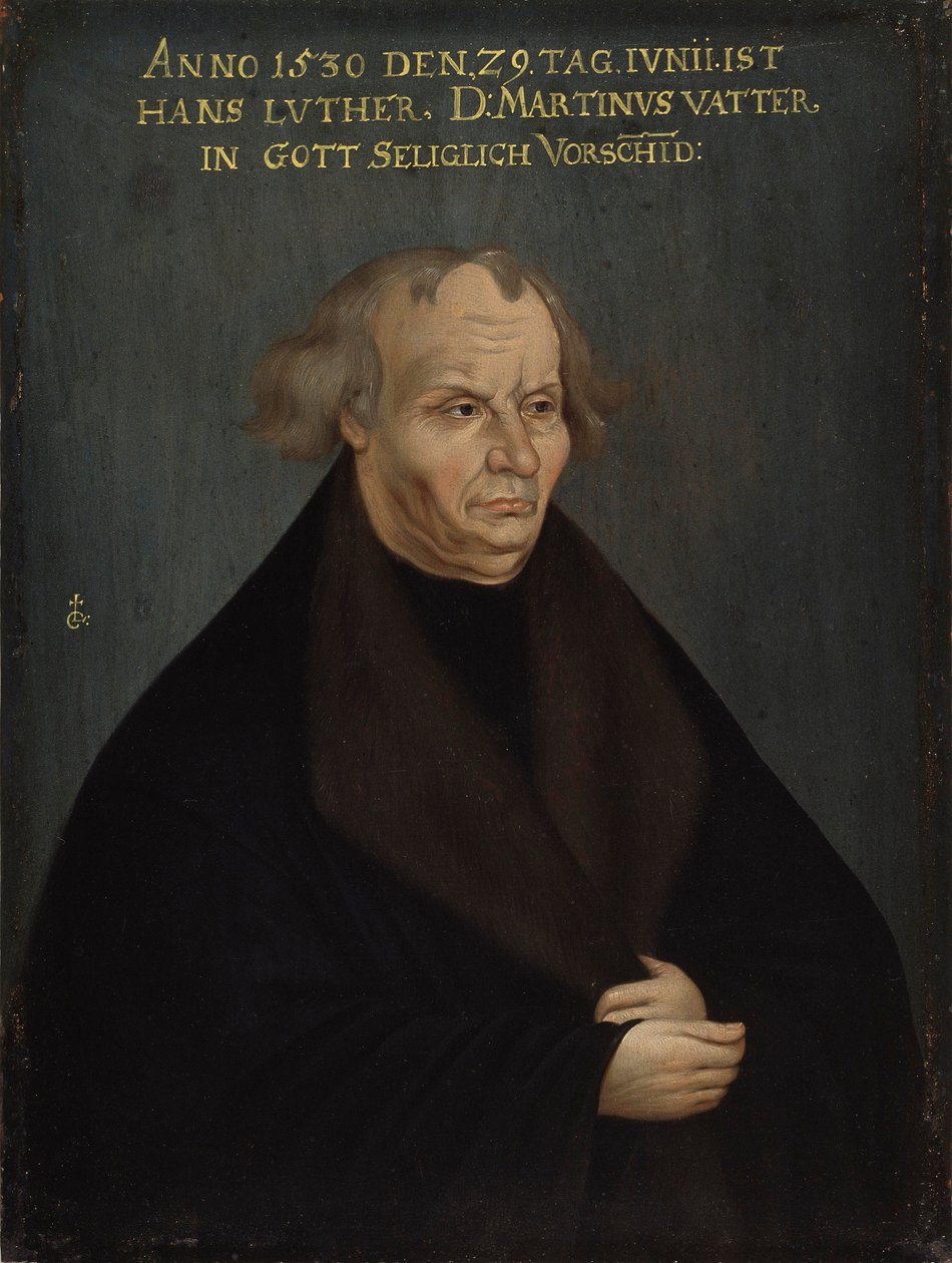 Ritratto di Hans Luther, c.1700 da after Lucas Cranach the Elder