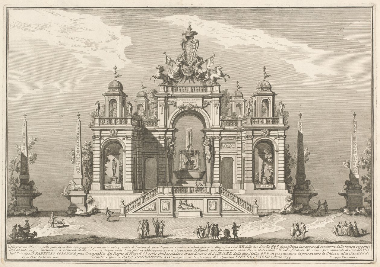 La Seconda Macchina per la Chinea del 1754: Un