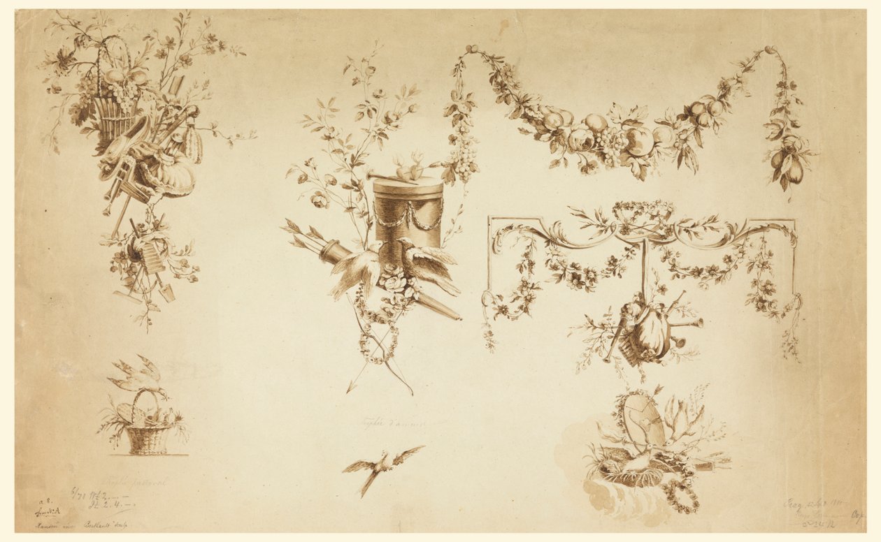 Progetti per trofei da after Pierre Ranson