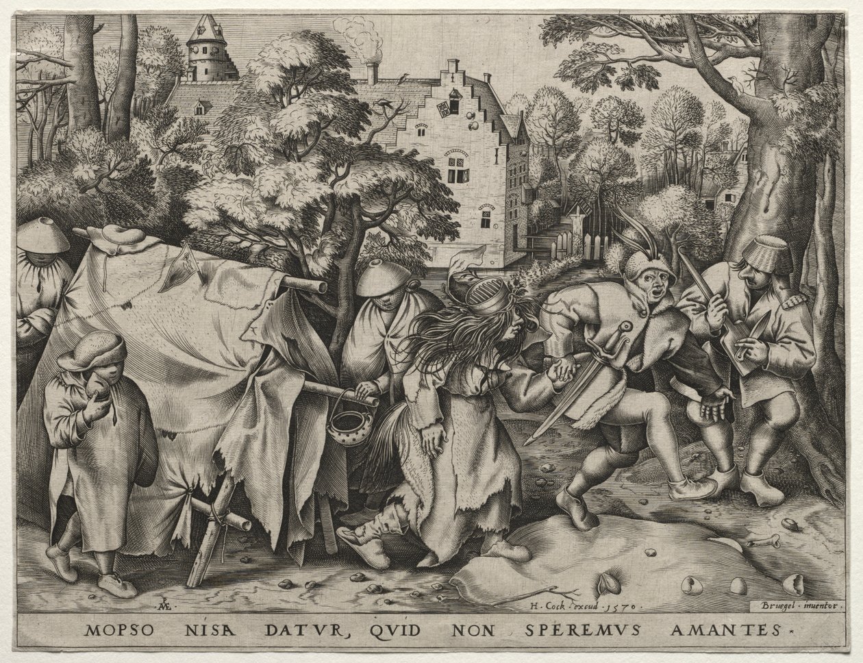 Il Matrimonio di Mopsus e Nisa da after Pieter Bruegel