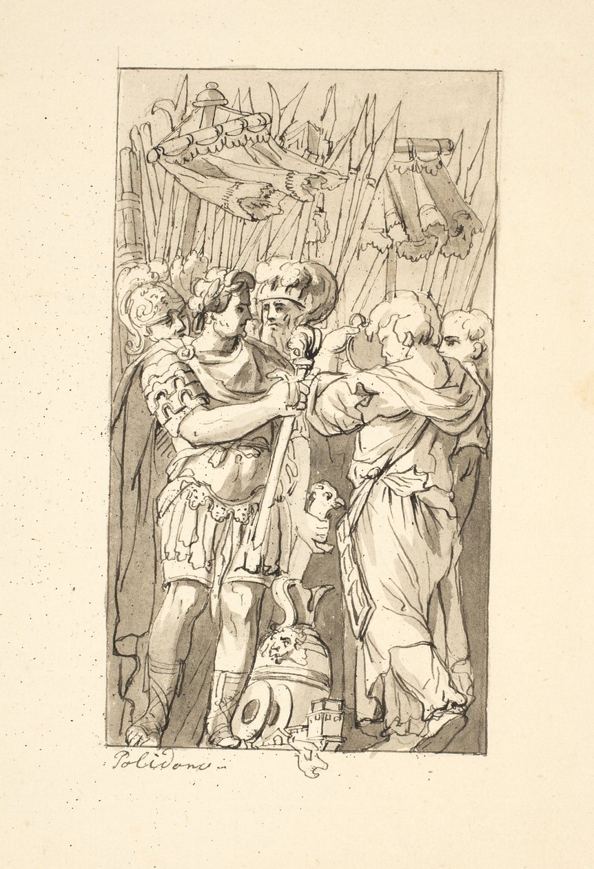 Scena della storia romana da after Polidoro da Caravaggio