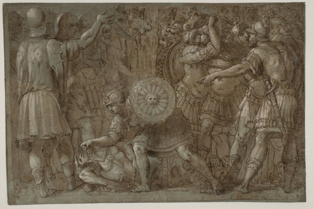Scena dalla storia romana da after Polidoro da Caravaggio