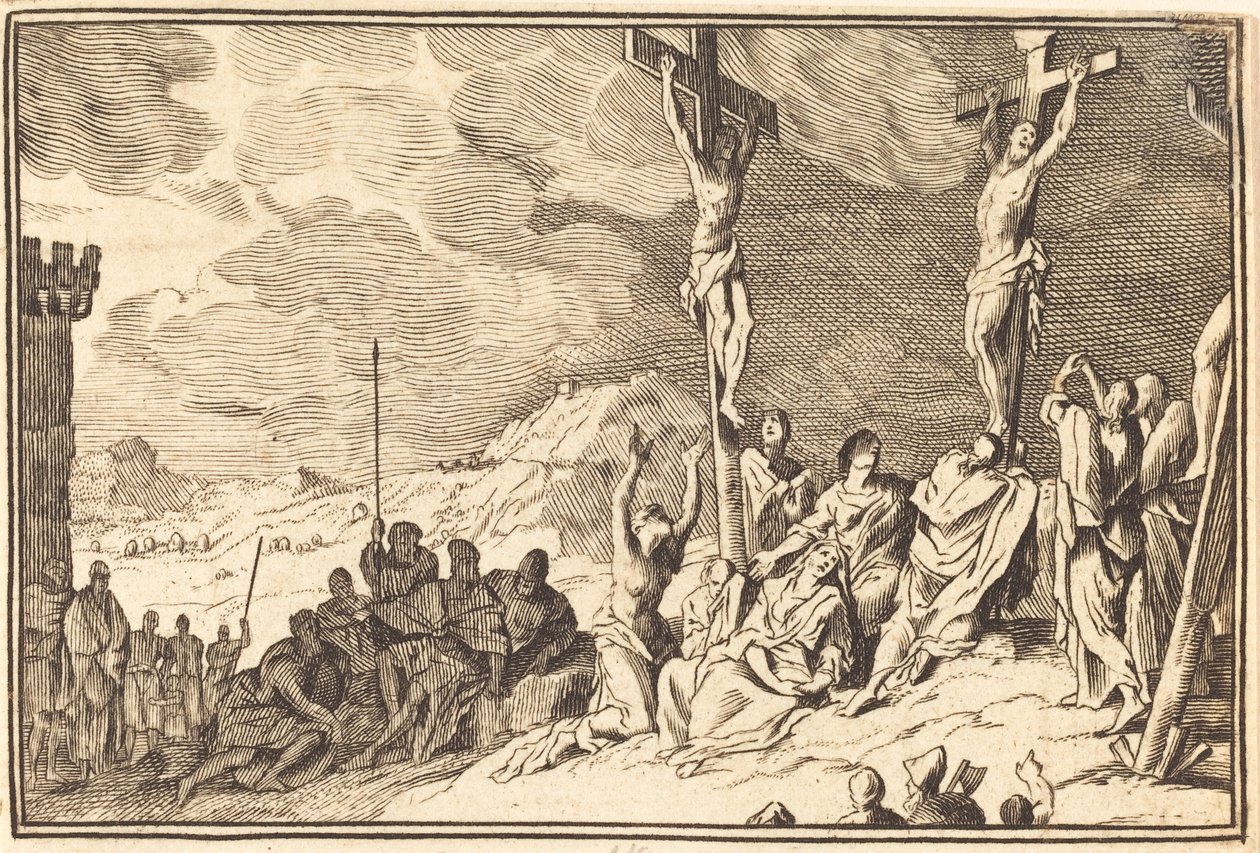 Cristo Morente sulla Croce da after Sébastien Le Clerc I