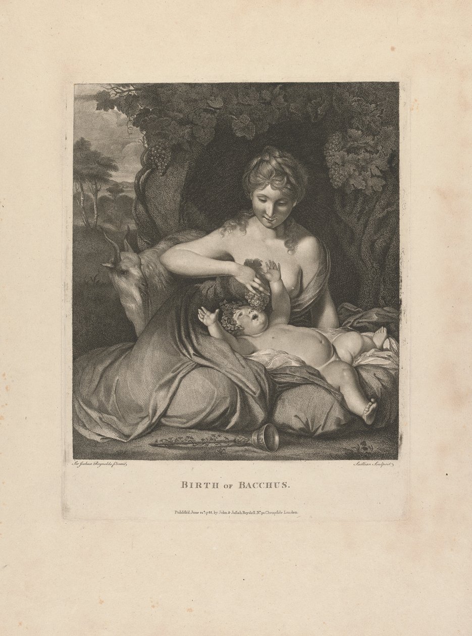 Nascita di Bacco da after Sir Joshua Reynolds