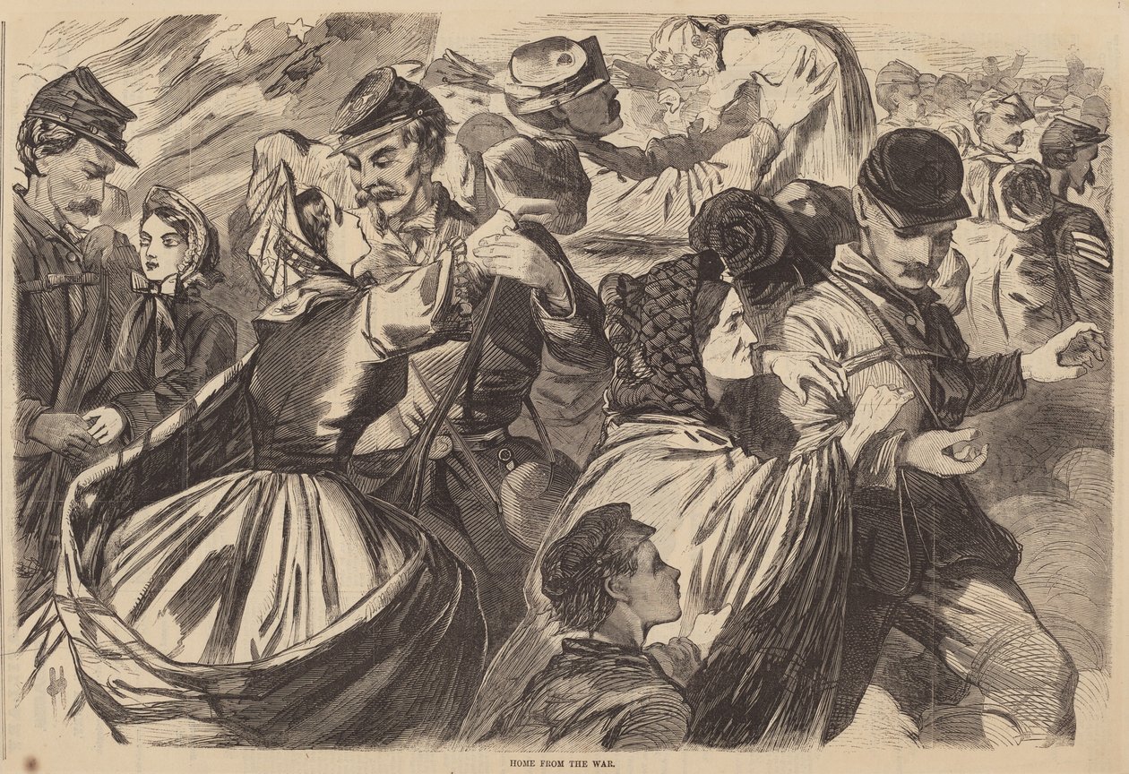Ritorno dalla guerra da after Winslow Homer