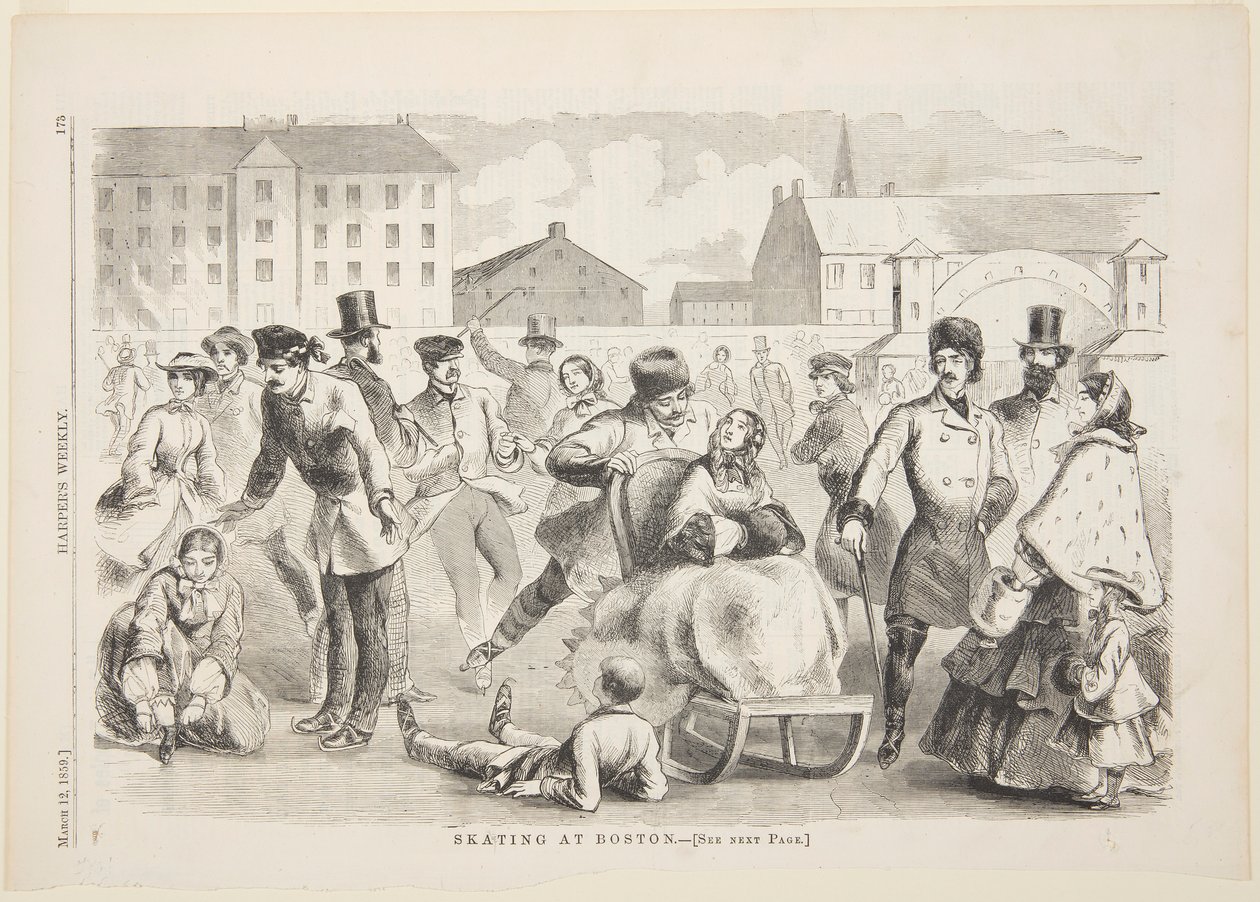 Pattinaggio a Boston da Winslow Homer