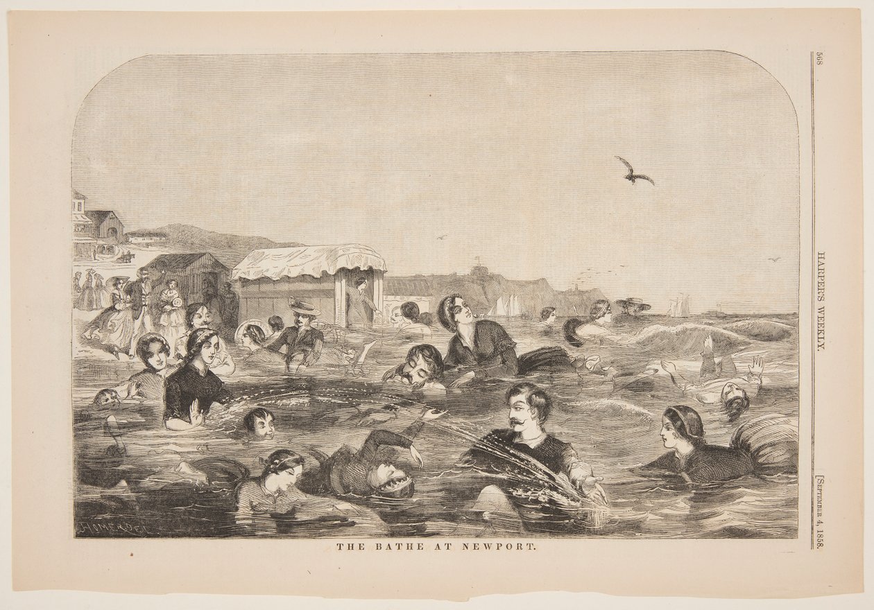 Il bagno a Newport da Winslow Homer