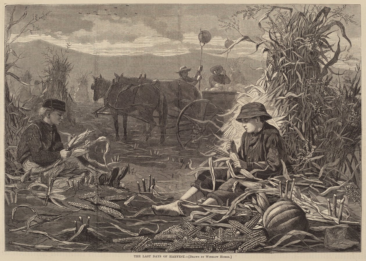 Gli ultimi giorni del raccolto da Winslow Homer