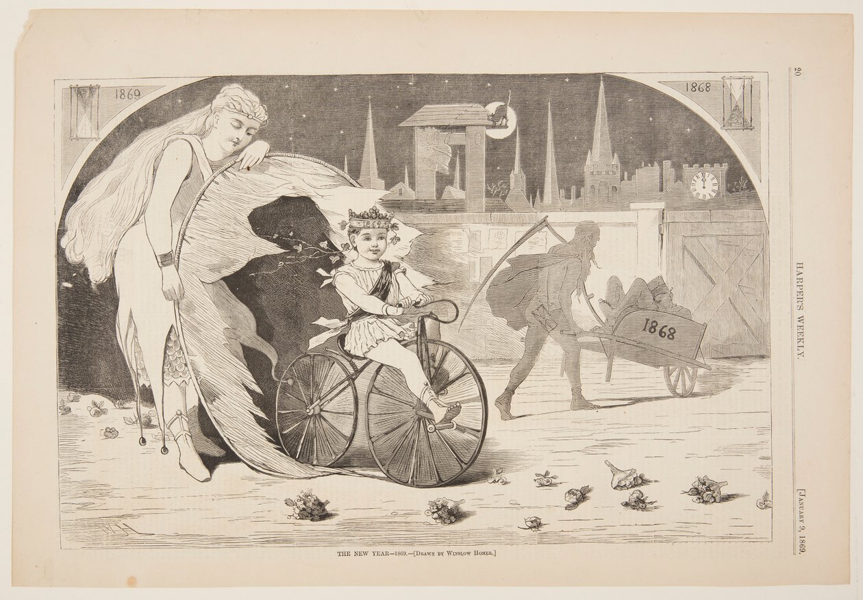 Il nuovo anno – 1869 da after Winslow Homer