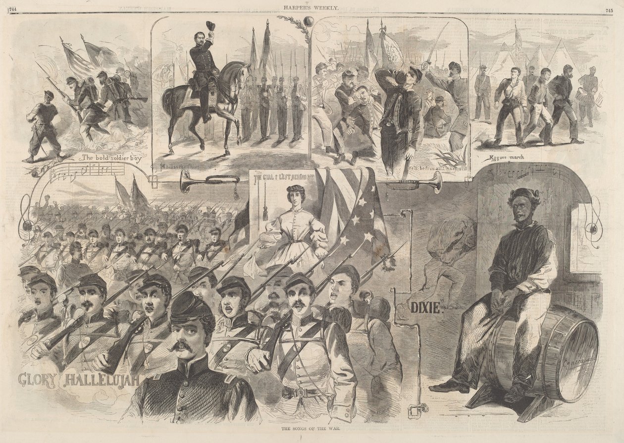 I canti della guerra da after Winslow Homer