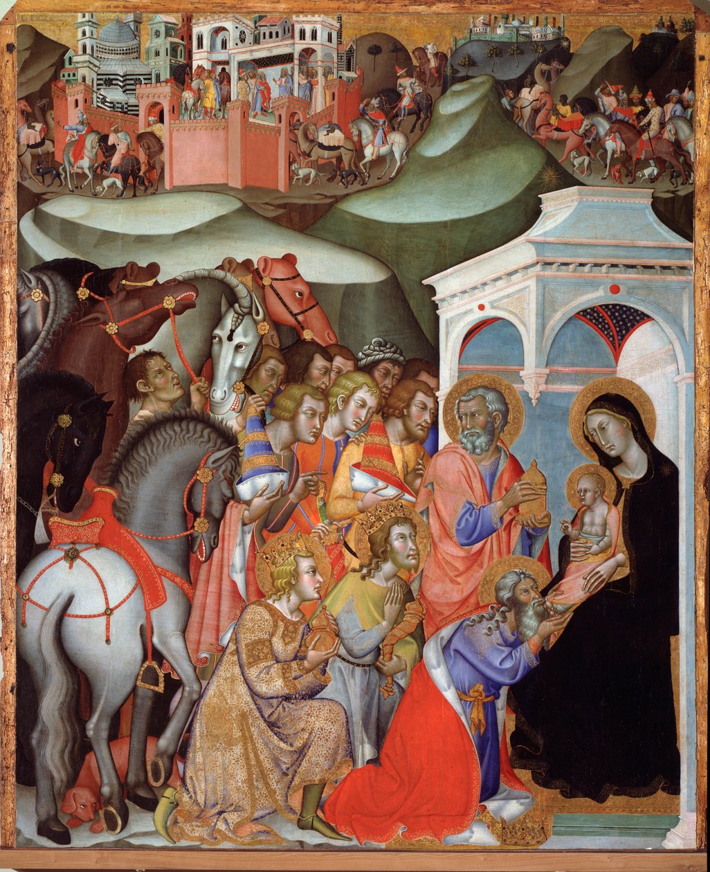 Adorazione dei Magi da also Manfredi de Battilori Bartolo di Fredi