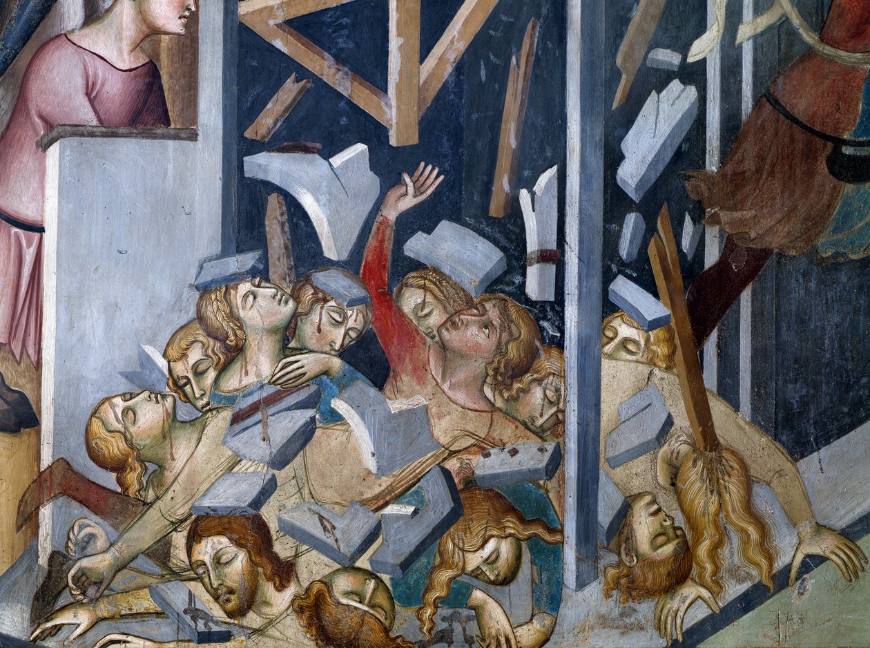 Caduta della Casa di Giobbe, scena dalle Storie dell