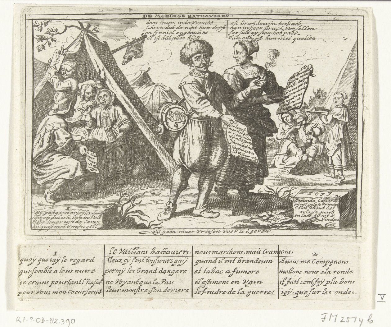 I coraggiosi Batavi, 1673 da anonymous (possibly)