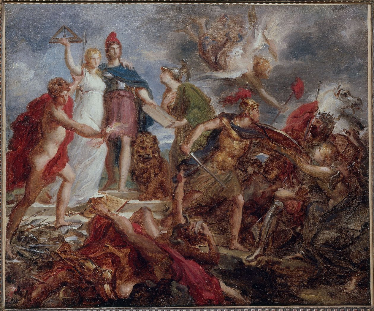 Francese: Allégorie révolutionnaire: La Liberté, l