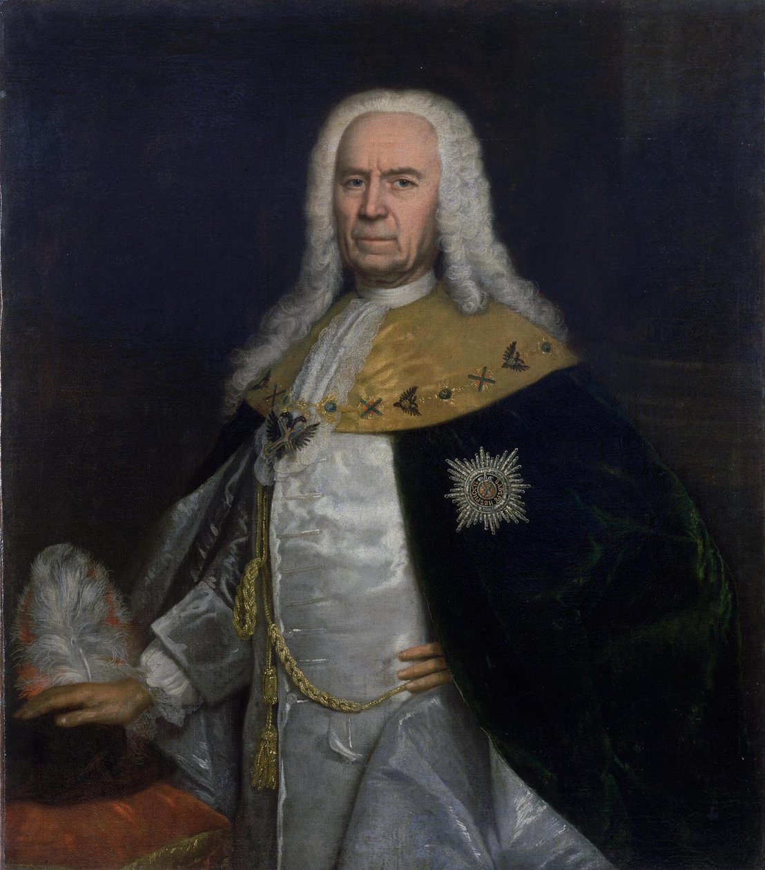 Ritratto di A.Ushakov, capo della Cancelleria segreta da anonymous 