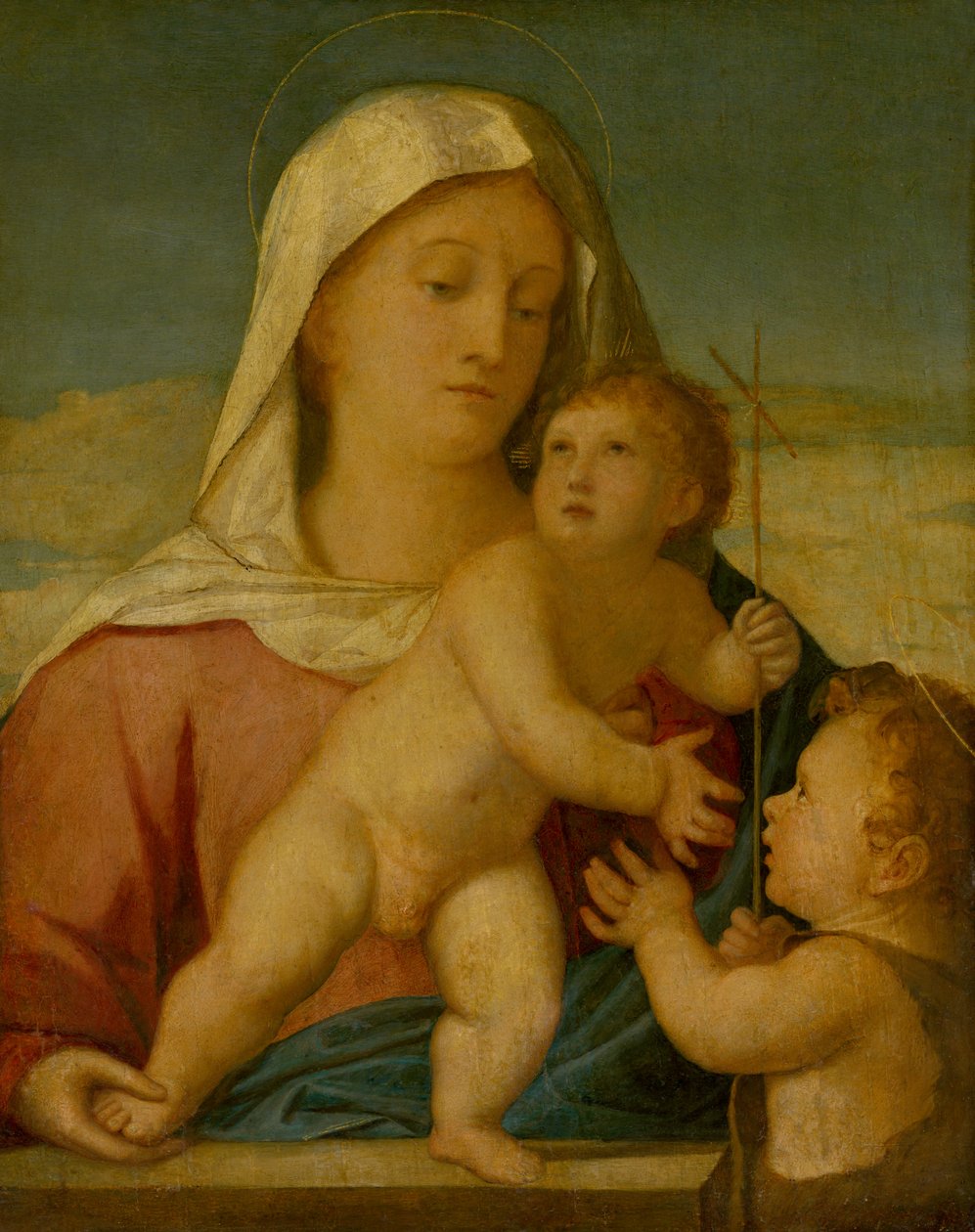 Slovacco: Madonna con il Bambino e San Giovanni Battista Madonna con il Bambino e San Giovanni Battista da anonymous 