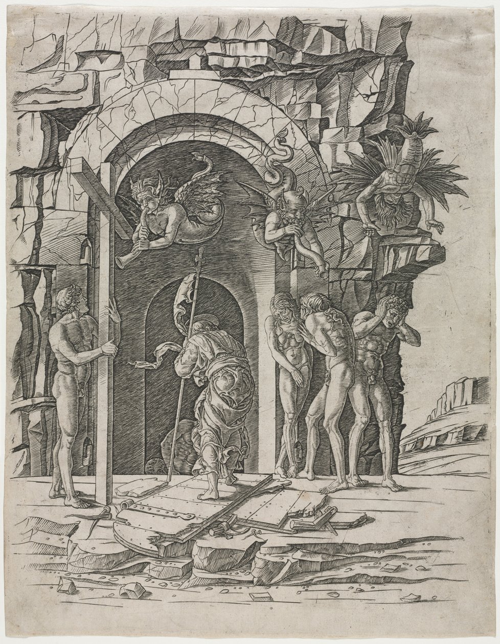 Discesa nel Limbo da attributed to Andrea Mantegna