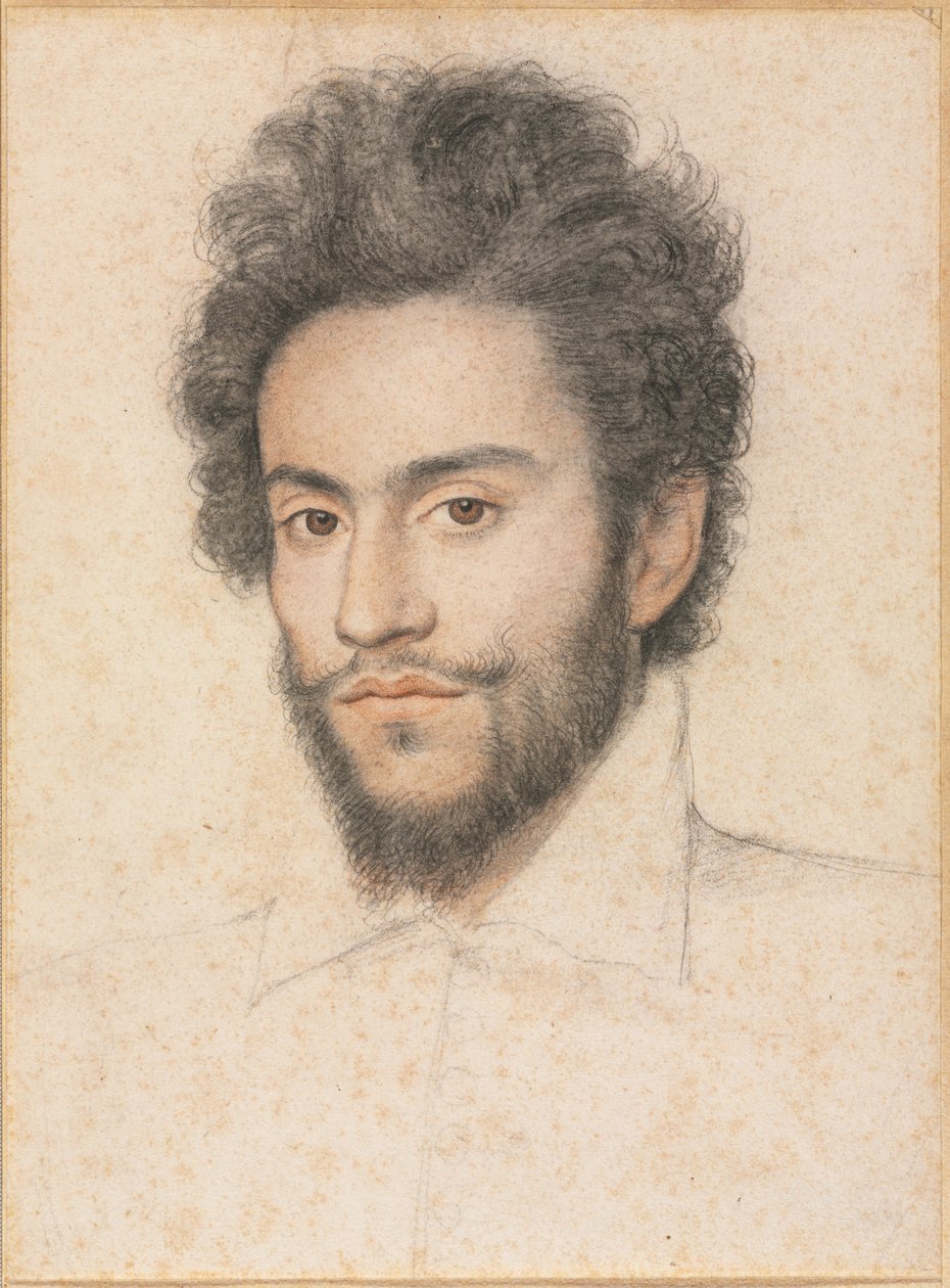 Giovane uomo con barba da attributed to François Quesnel