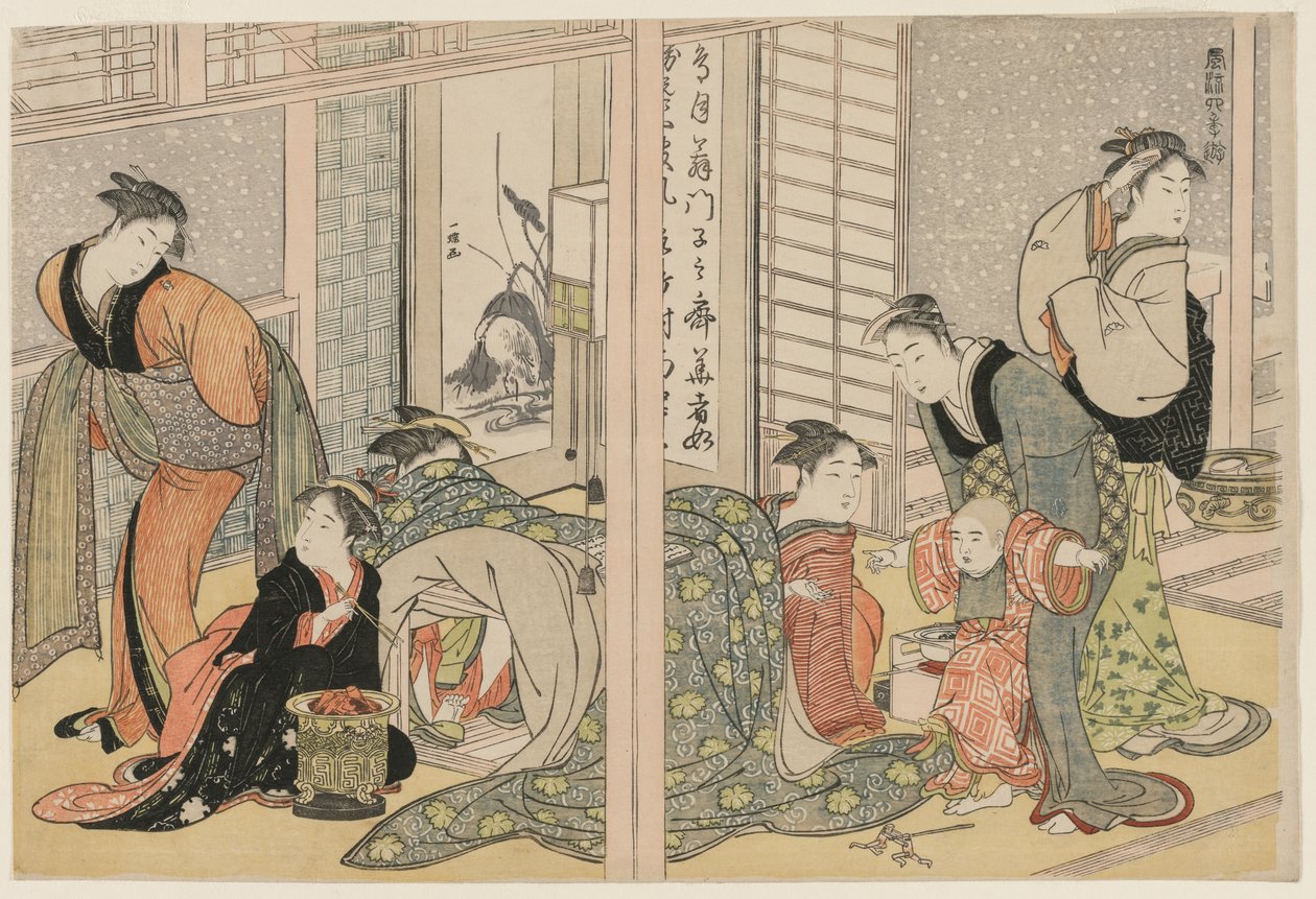 Piaceri Eleganti delle Quattro Stagioni da attributed to Kitagawa Utamaro