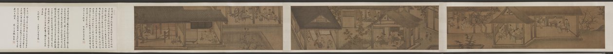 Sericoltura (Il Processo di Produzione della Seta) da attributed to Liang Kai