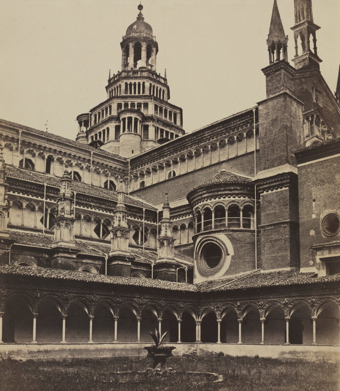 Il piccolo chiostro del monastero di Pavia da attributed to Maurizio Lotze