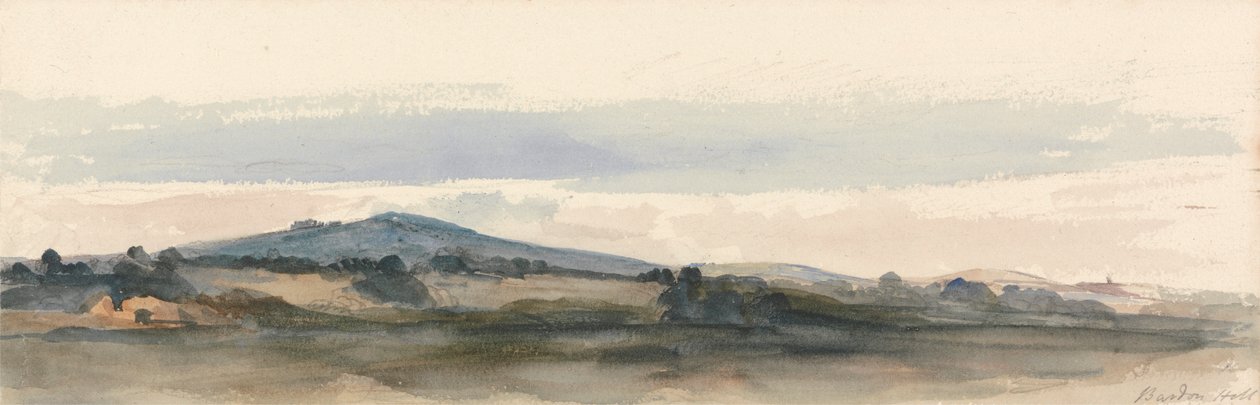 Bardon Hill, Charnwood Forest, Leicestershire da attributed to Peter DeWint