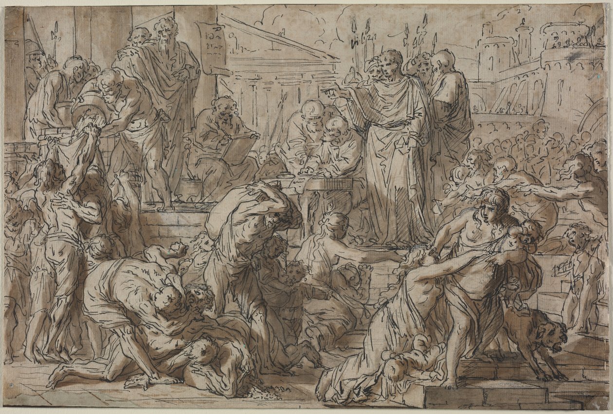 Soggetto romano da attributed to Philibert Benoît Delarue