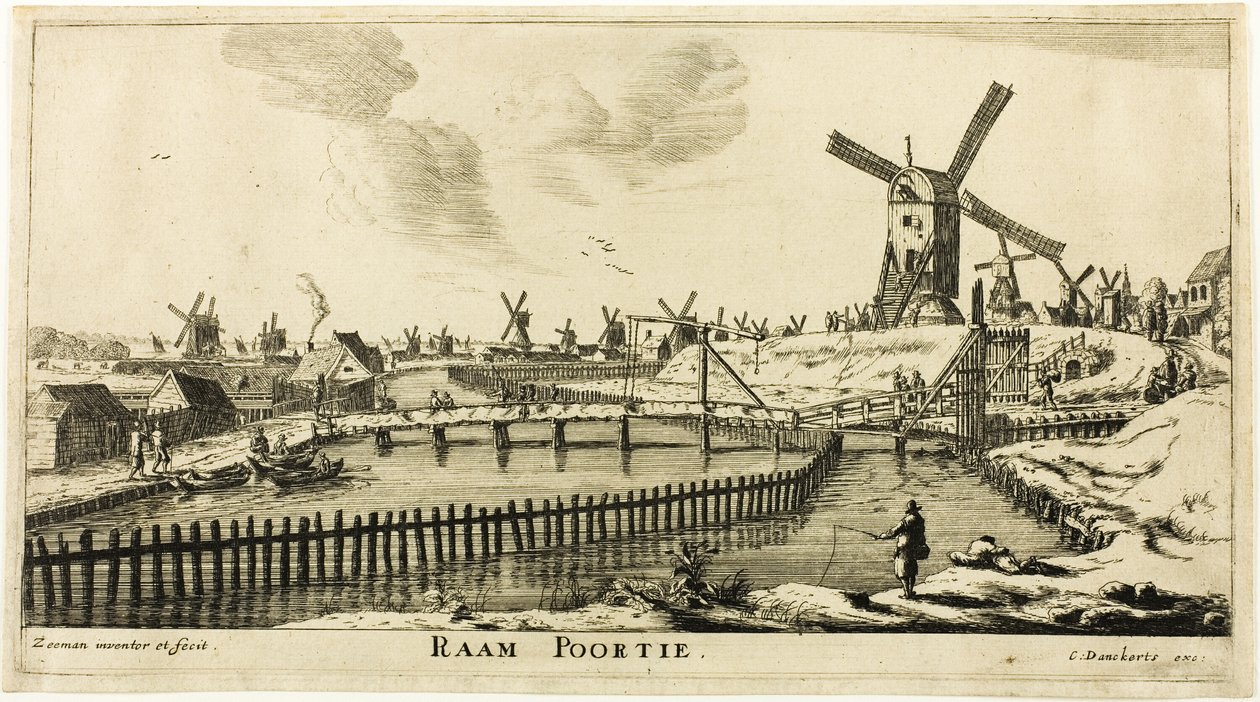 Porta Raam, da Le otto porte della città di Amsterdam da called Zeeman Reinier Nooms