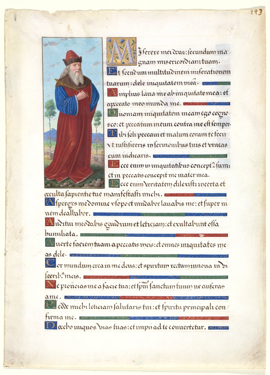 Foglio da un libro d