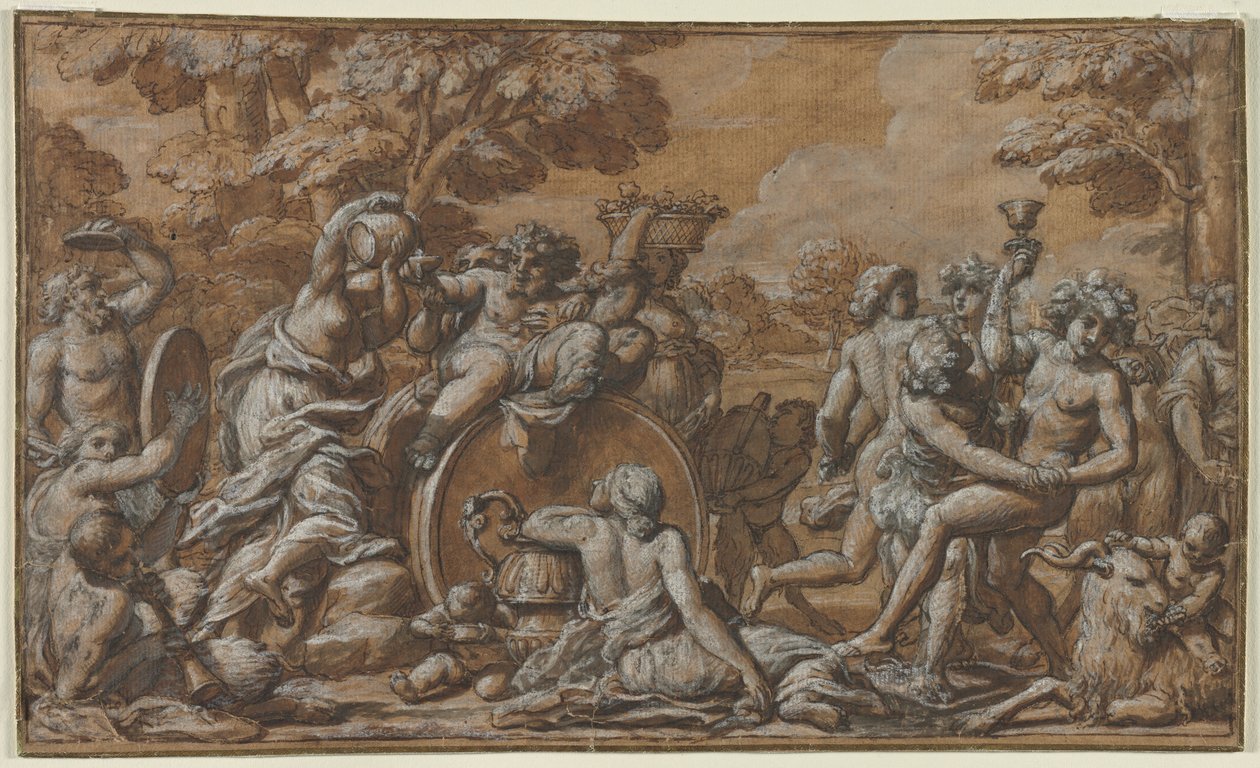 Baccanale da circle of Pietro da Cortona
