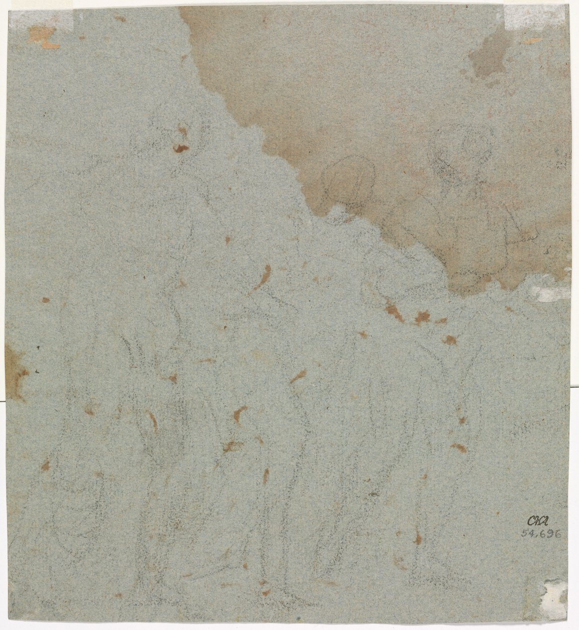 Schizzo per Lot e le Sue Figlie (verso) da circle of Pietro da Cortona
