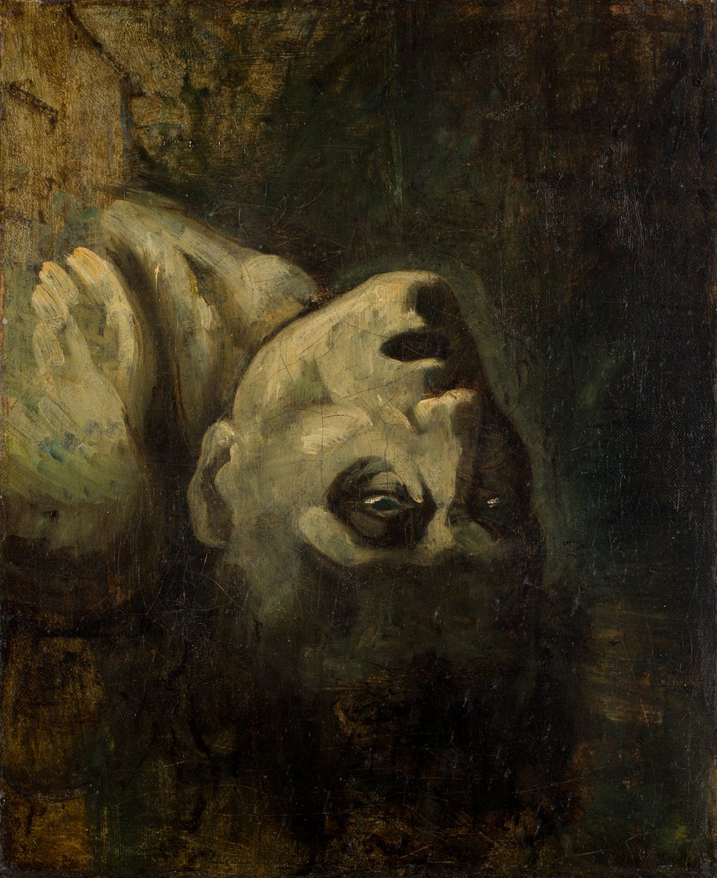 Testa di un uomo annegato da circle of Théodore Géricault
