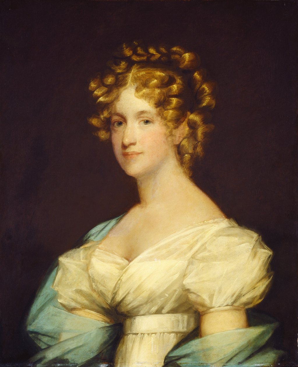 Charlotte Morton Dexter (Mrs. Andrew Dexter) da completed by an unknown artist Gilbert Stuart