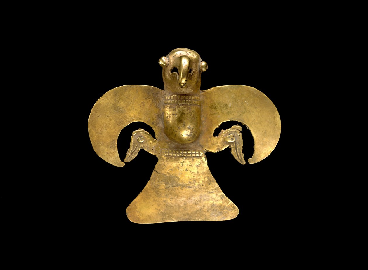 Pendente a forma di uccello da culture Zenú