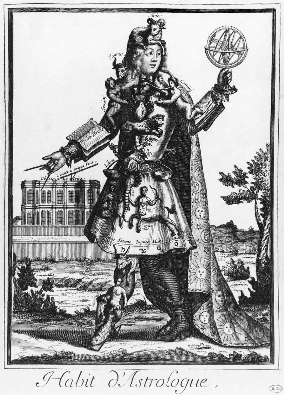Costume per un astrologo da Nicolas II de Larmessin