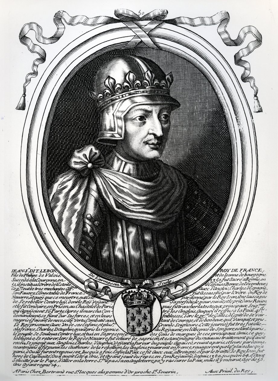 Giovanni II il Buono, Re di Francia, da 