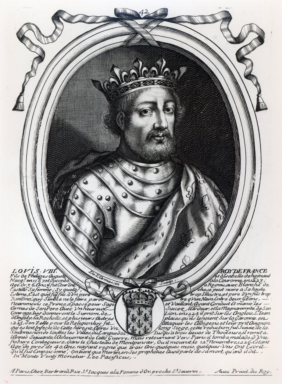 Luigi VIII (1187-1226) Re di Francia, da 