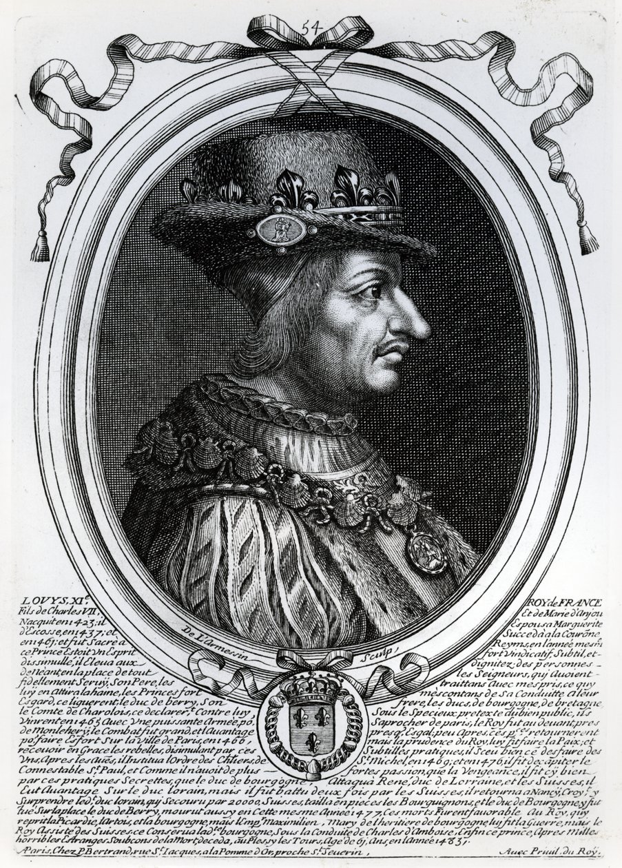 Luigi XI (1423-83) Re di Francia, da 