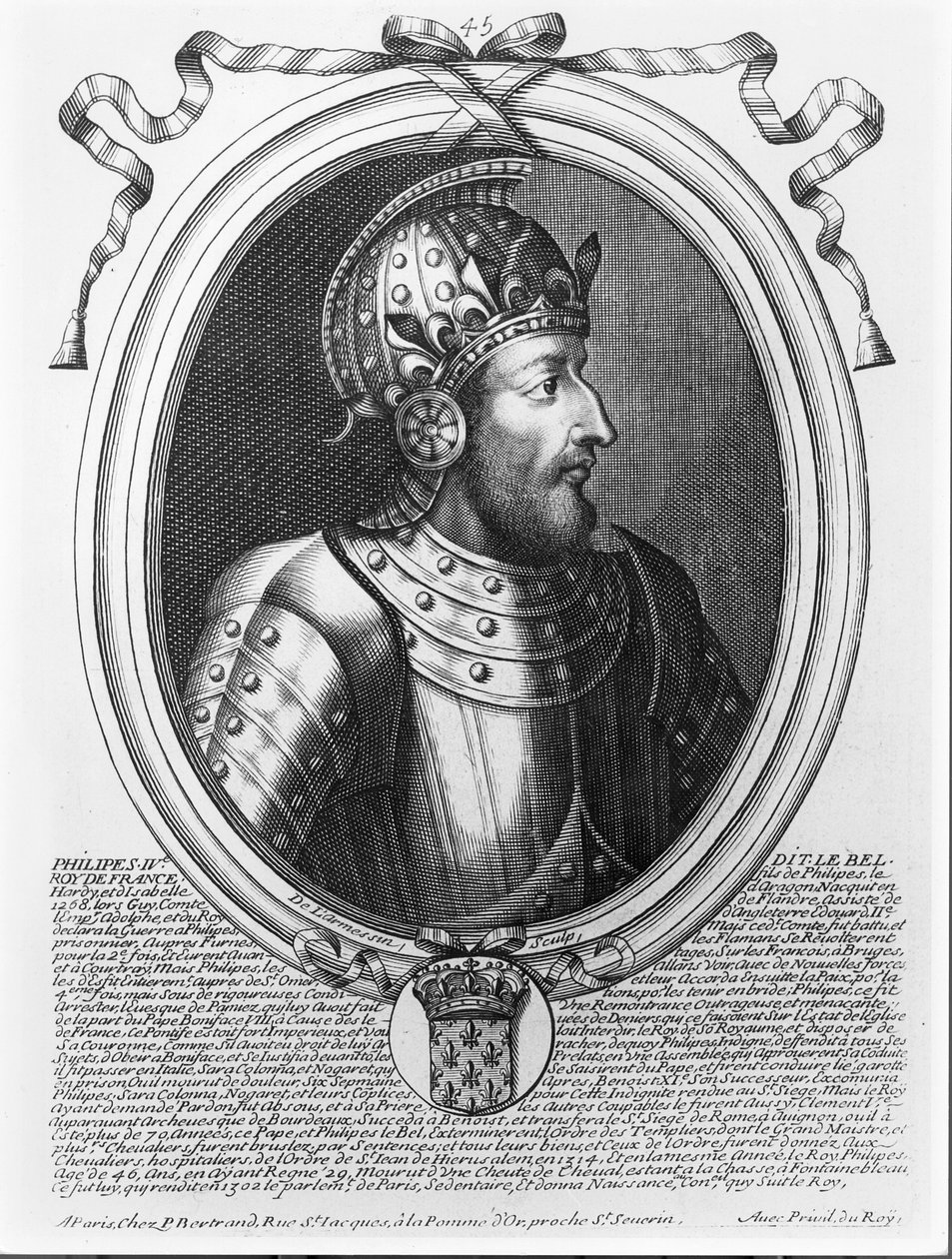 Filippo IV il Bello (1268-1314) Re di Francia, da 