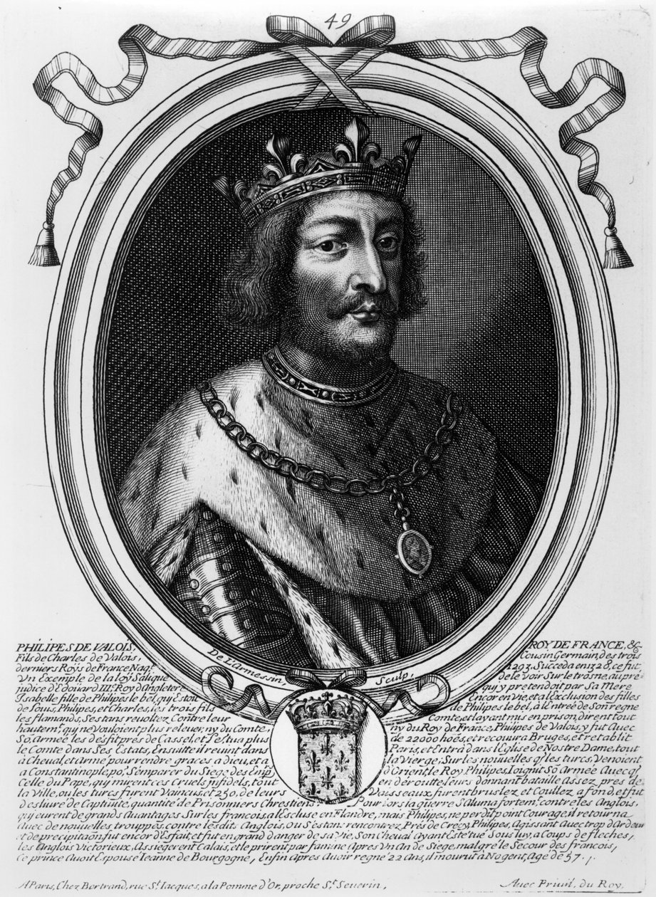 Filippo VI di Valois (1293-1350) Re di Francia, da 