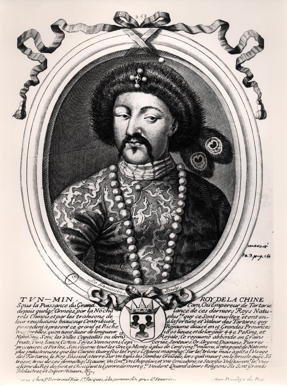Tun-Min, Re della Cina da Nicolas II de Larmessin