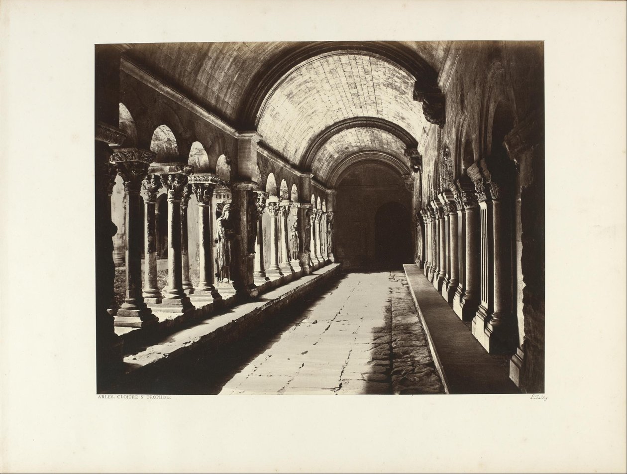 Il Chiostro di San Trofimo, Arles da Edouard Denis Baldus