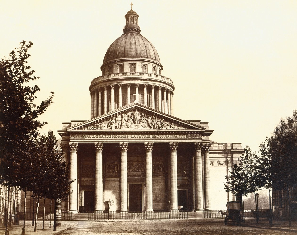 Panthéon di Parigi da Edouard Denis Baldus