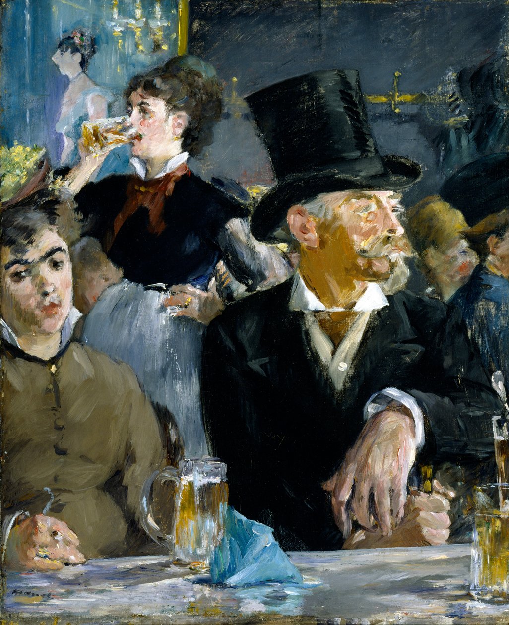 Al caffè da Édouard Manet
