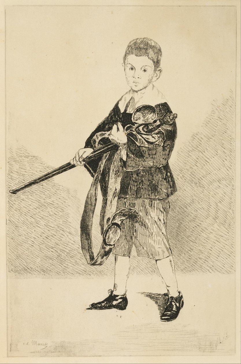 Ragazzo con la spada da Édouard Manet