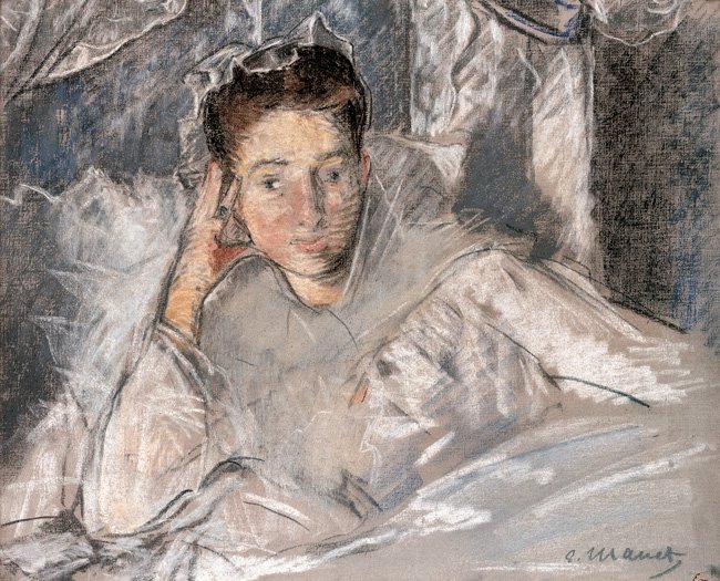 Mme Loubens a letto da Édouard Manet