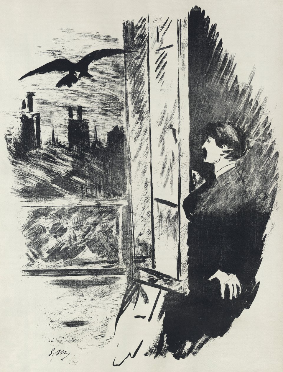 Il Corvo da Édouard Manet