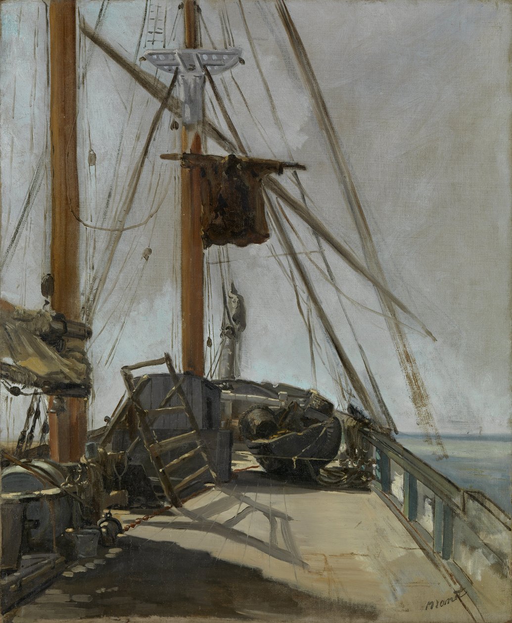 Il ponte della nave da Édouard Manet