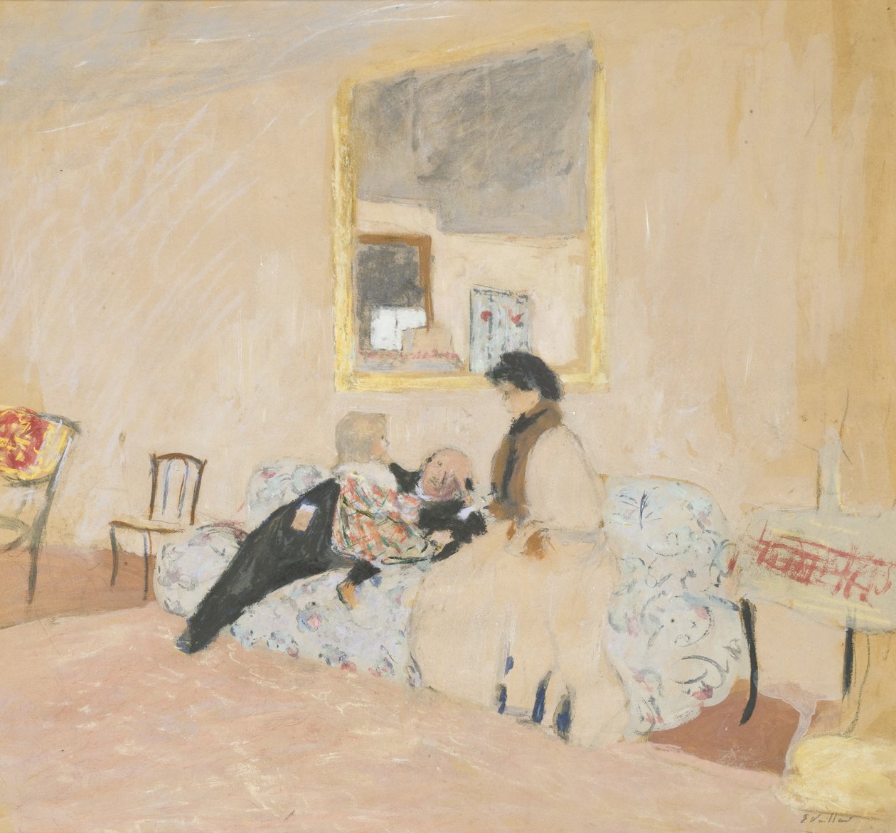 Annette e i visitatori da Edouard Vuillard